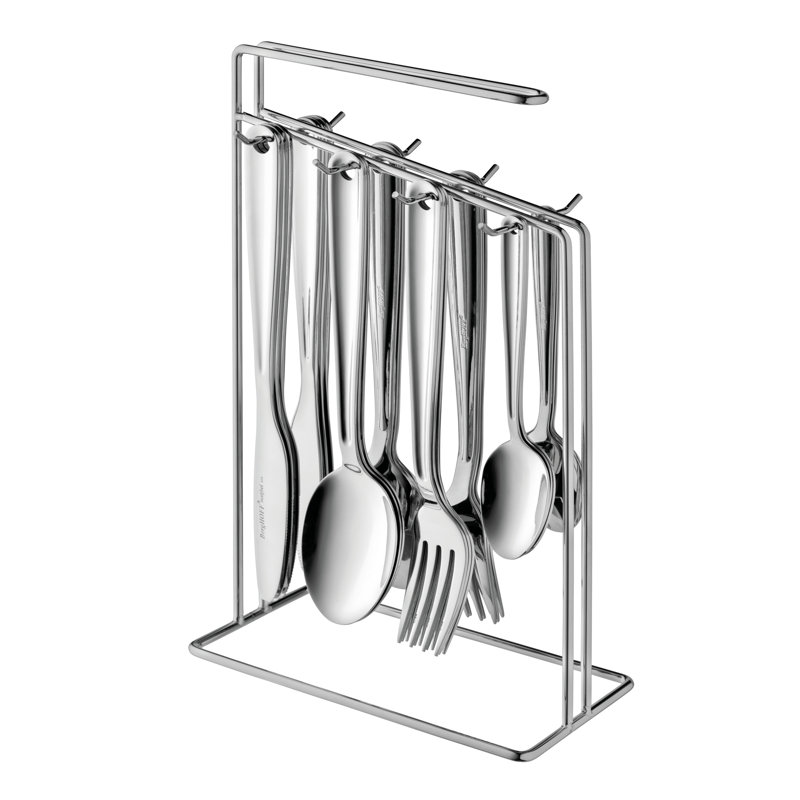 BergHOFF Essentials Alteo 25Pc Stainless Steel Flatware Set, Serving for 6