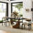 Hobart Modern Rectangular Sintered Stone Dining Table with Pedestal Base-666994729-666994732