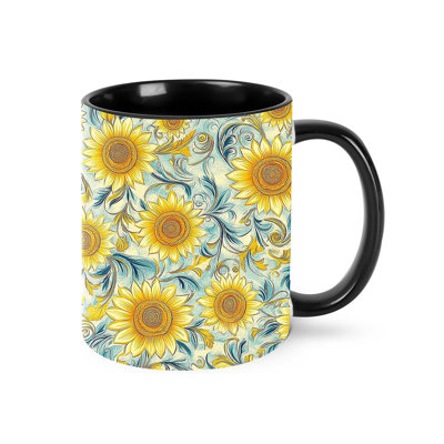 Sunflower Coffee Mug 11oz Ceramic Tea Cup