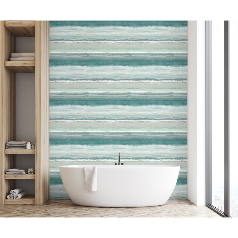 Striped Vinyl Wallpaper Roll