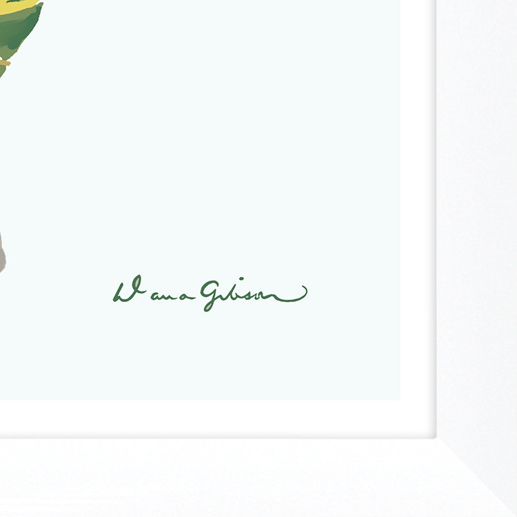 Vase Series Giclee Print by Dana Gibson, Green