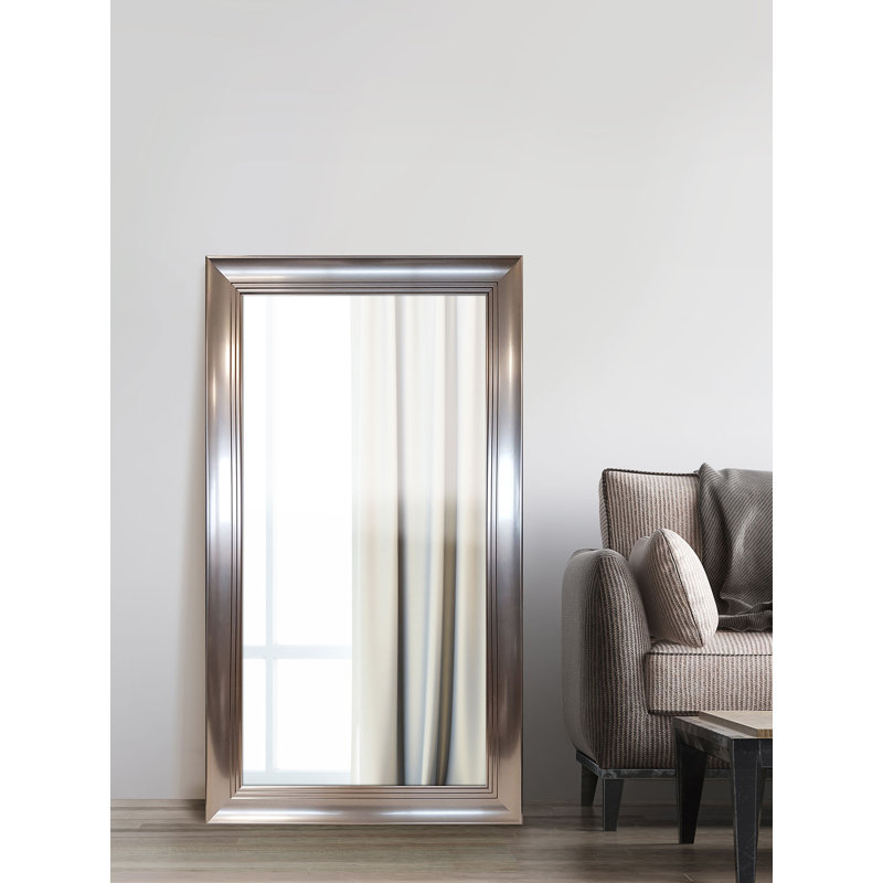 Isaacs Plastic Flat Leaning Mirror, 182 cm H x 72 cm W, Satin