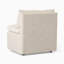 Banc de rangement rembourré beige avec rangement