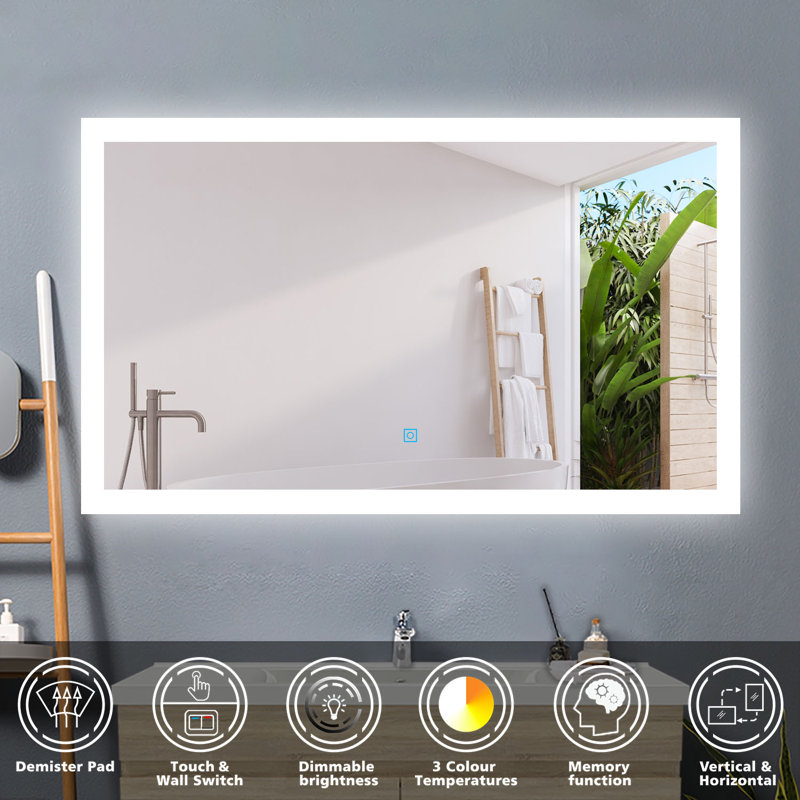 Aleckzander Rectangle Mirror, 60cm x 100cm