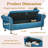 CHIRA  Blue Velvet Bedroom Bench, Bed Bench with Button-Tufted Large Upholstered Storage Bench Ottoman-374233676
