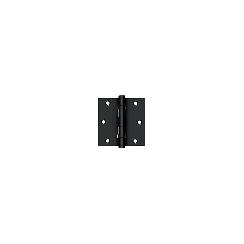 102'' x 102'' Butt Bearing Hinge, Black