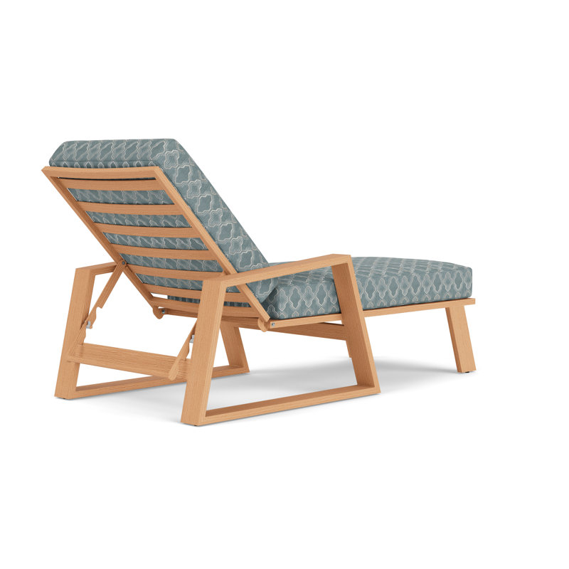 Pursuit Outdoor Chaise Lounge, Luna Mist