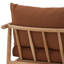 Chaise d'appoint en bois de teck Lorelai, Sienna