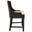 Tabouret de comptoir Alfresco tissé Kuba noir-1839080640