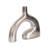 Shirin- Polished Silver Reverse Vase in Cast Aluminum- Short-1190208988