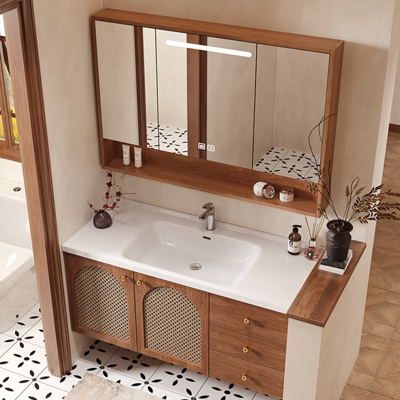 Armoire de salle de bain rétro