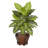 20.5'' Faux Foliage Plant in Wood Pot