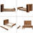 Aviree Bookcase Storage Bed-328842192
