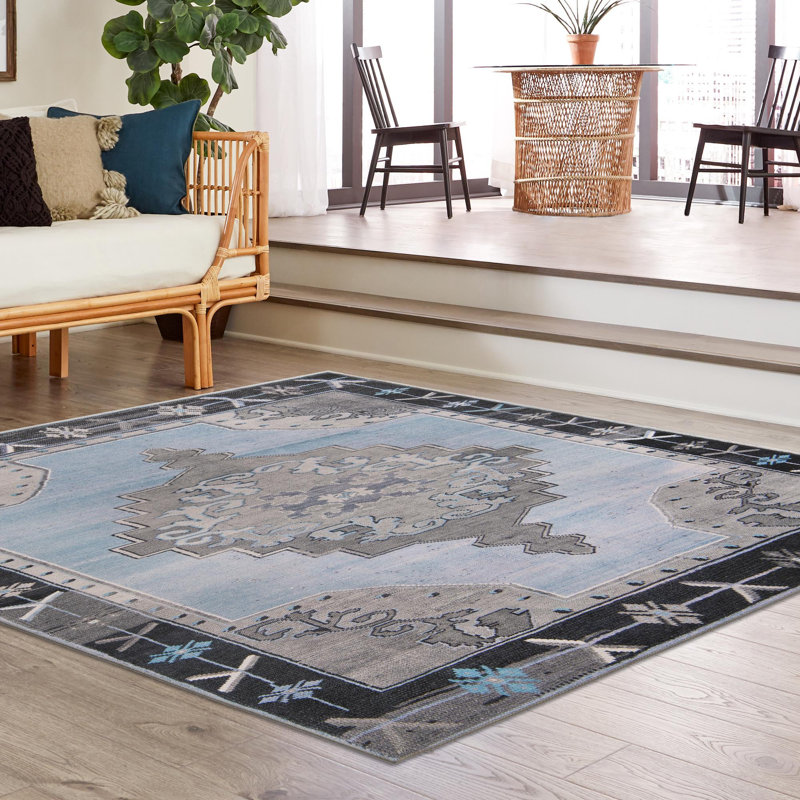 Oppie Oriental Indoor Rug, Square 7'6"