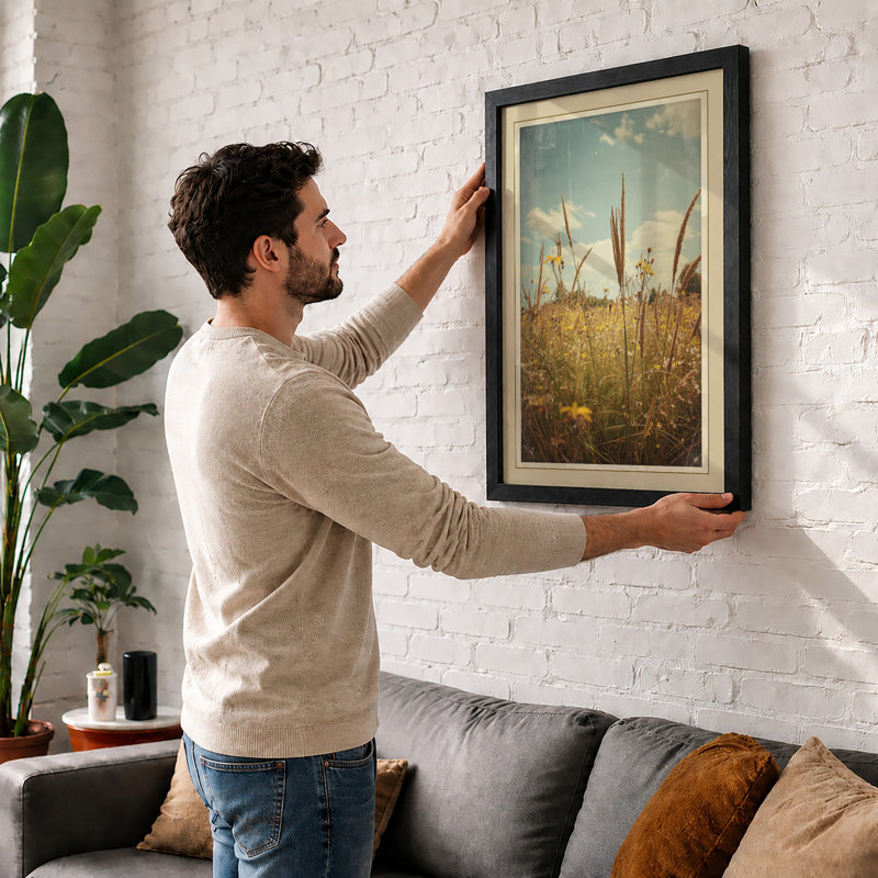 Desert Sentinels Rustic - Print, A1 - 84.1 x 59.4 cm, Black