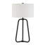 Lampe de table haute de 25,5 po avec abat-jour en tissu Gio-549548272