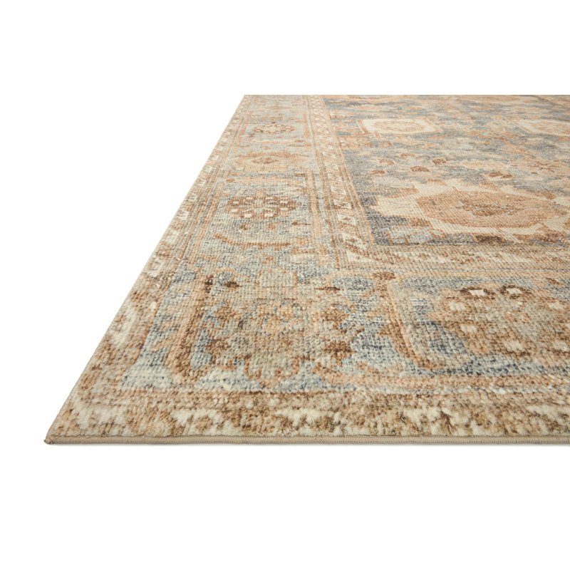 Margot Rectangular Gray Synthetic Easy Care Area Rug