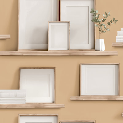 Papier peint encadré moutarde Frame
