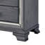 Table de chevet 2 tiroirs Crary en gris clair