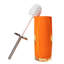 Brosse de toilette à facettes Sparkles Home | Poignée en acier inoxydable | Autoportant | Conception en résine durable-61183669