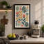 Geometric Botanical Array Mid-Century - Wrapped Canvas-331438904-331438908