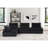 Velvet 4 Pc Sectional Sofa