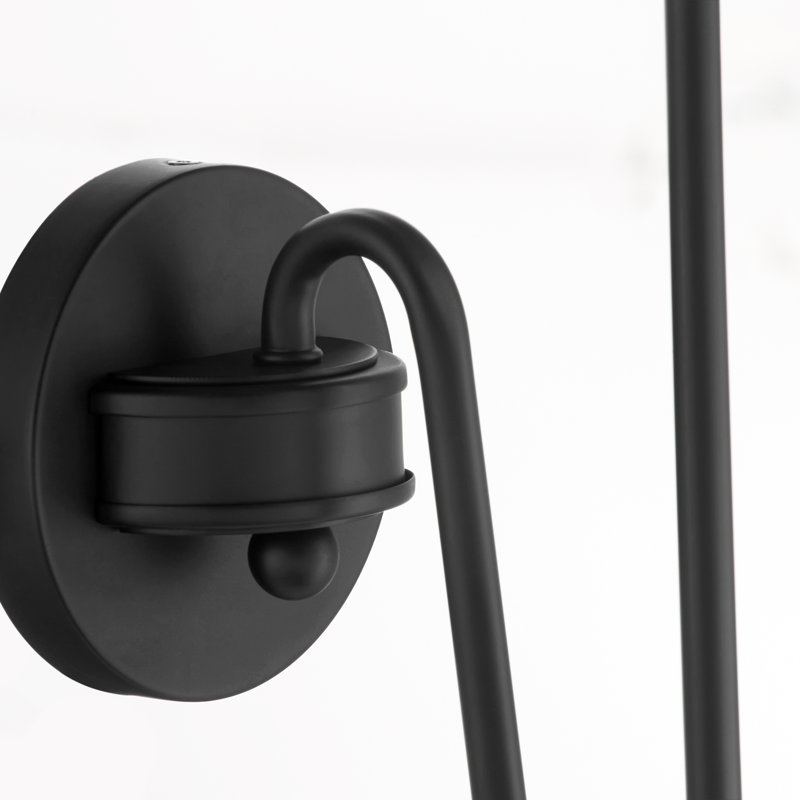 CHARLOTTE 1 Light Wall Mount, Matte Black