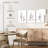 " Minimalist Line Cactus " 3 - Pieces-1959403293