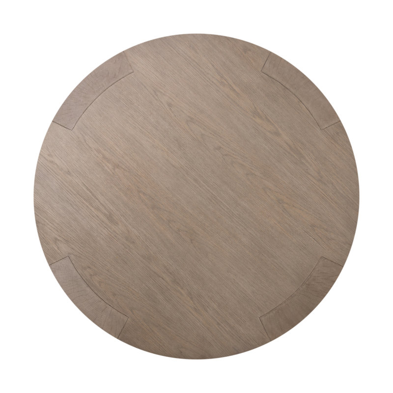 Bourges Single Coffee Table, 13" H x 48" L x 48" W, Warm Natural Flat Oak Veneer