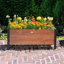 Boîte à fleurs surélevée rectangulaire en bois 37 po Urban