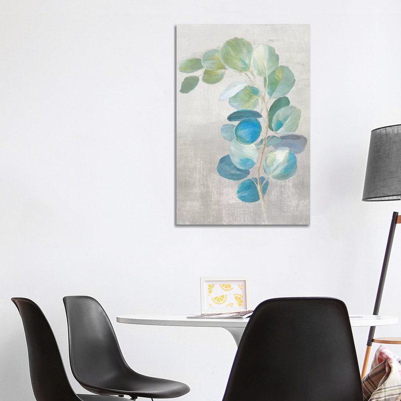 « Fresh II Grey » par Danhui nai, reproduction d’art, H 40 po x l 26 po x P 1,5 po, Toile tendue, Pas de tapis