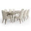Malibu Crest 9 - Piece Extendable Dining Set