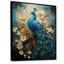 Illustration encaustique de paon d'Yvens II - paon, art mural-1403864941-1590520254