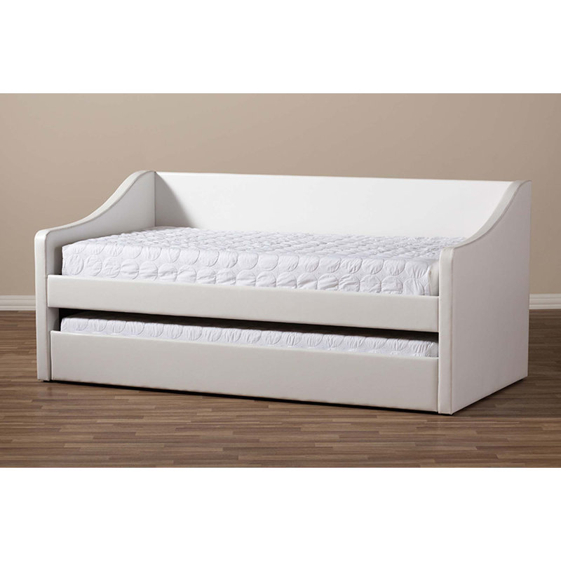Esse Upholstered Daybed, White