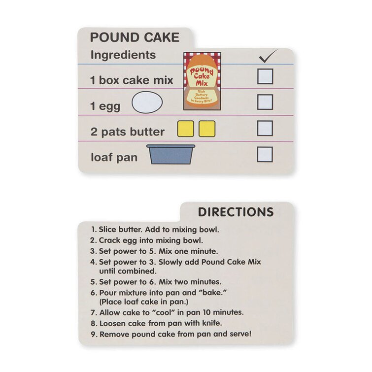 Melissa & Doug Wooden Make-a-Cake Mixer Set - 9945110