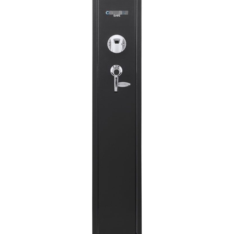 Coffre-fort biométrique de 83 pieds cubes - intérieur spacieux pour carabines à finition noire, aspect classique