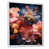 White Floater Framed