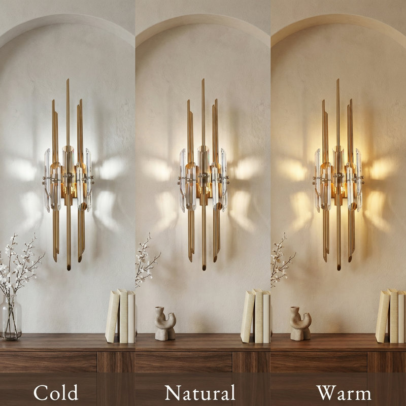 Grigor 1-Light Brass Wall Sconce
