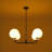 4-light Dimmable Opal Glass Globe Chandelier-403814952