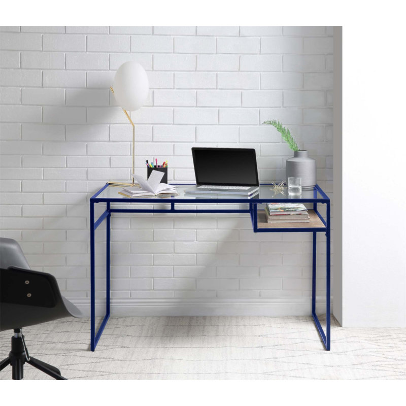 Bureau d'écriture avec rangement ouvert Yasin