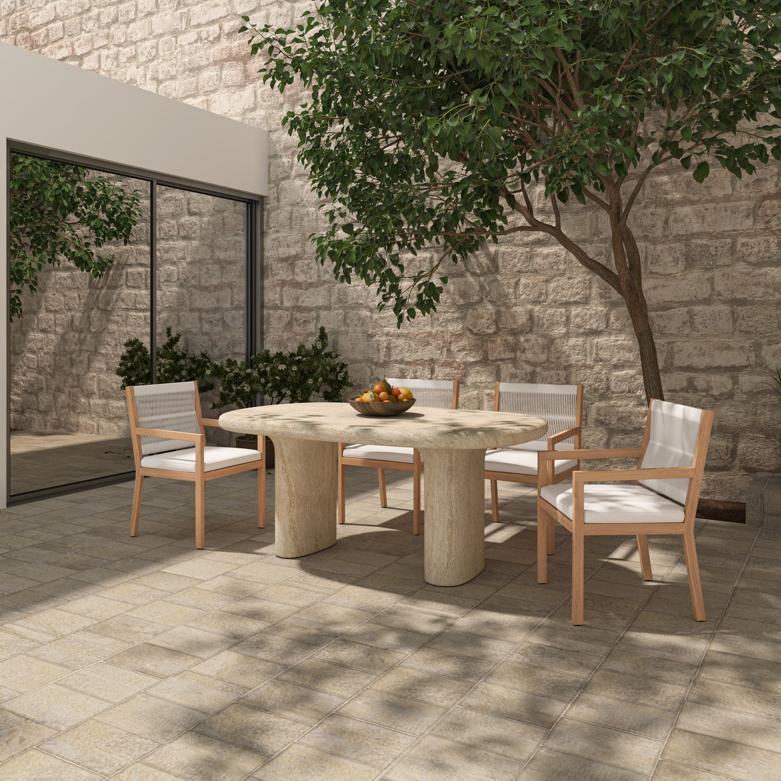 Sela 78" Patio Dining Table