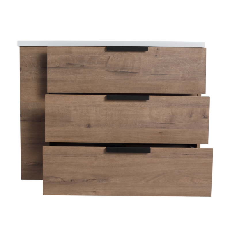 Meuble-lavabo de 30 po avec comptoir (G-CVB01430LIMO-GRB3020MOWH)