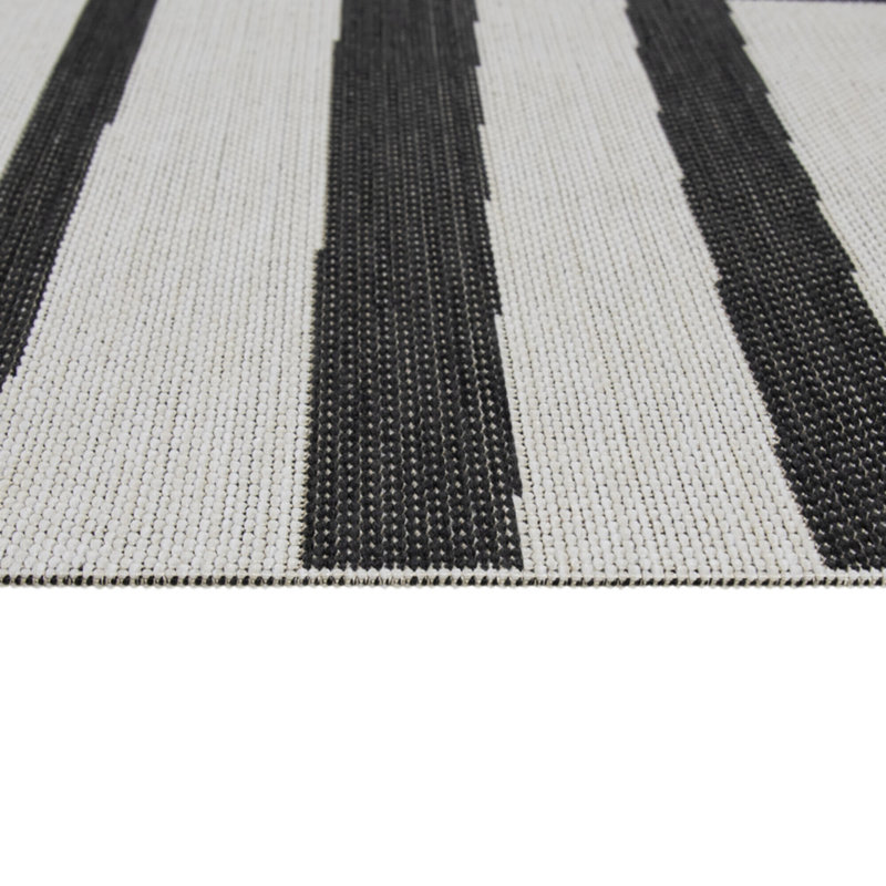 Tapis transitionnel crème / noir Heather, Rectangle 7 pi 10 po x 10 pi