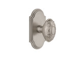 Grandeur Arc Plate Double Dummy with Grande Victorian Door Knob