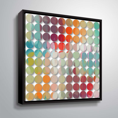 Cercles colorés 7-imprimé sur toile