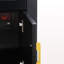 Ensemble de meuble-lavabo noir 48 po avec lavabo en céramique, armoire de rangement abondante, 4 portes à fermeture douce et 4 tiroirs-65305247