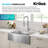 KRAUS Standart Pro Apron Front Farmhouse 16 Gauge Bowl Stainless Steel Kitchen Sink-98629471-98155437