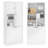 Freestanding Bathroom Storage Cabinet with Tilt out Basket,Linen Cabinet-236883425