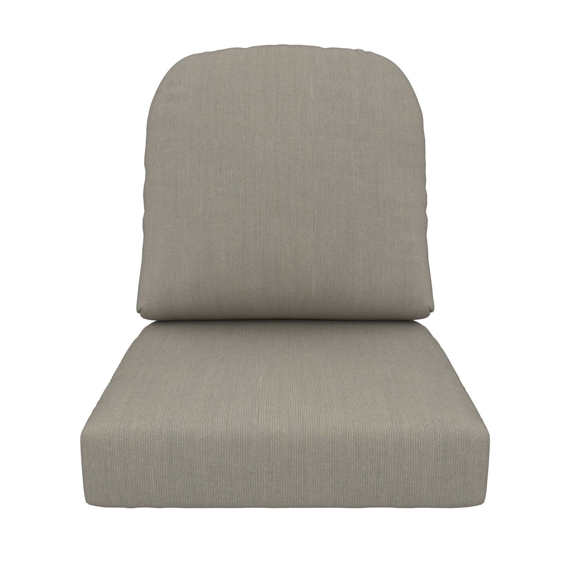 Amala Outdoor Sunbrella® Seat/Back Cushion, Spectrum Dove Sunbrella® Plainweave