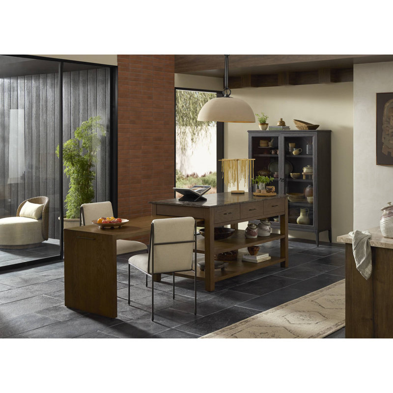 Decker Upholstered Dining Chair, Surrey Mink